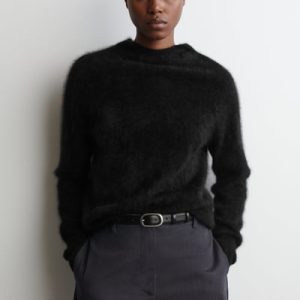 BRUSHED-CASHMERE HOODIE