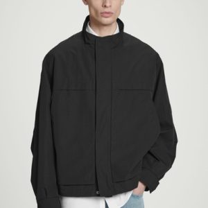 TWILL UTILITY BOMBER JACKET