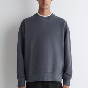 RELAXED WASHED-COTTON SWEATSHIRT
