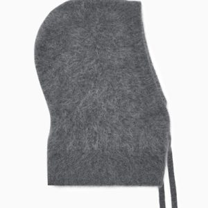 TEXTURED PURE CASHMERE BALACLAVA