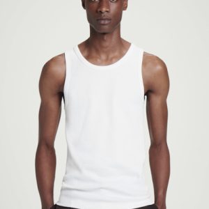 SLIM RIBBED COTTON TANK TOP