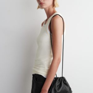 MINI CAVATELLI CLUTCH BAG - LEATHER