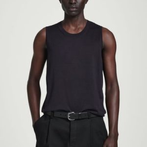 RELAXED KNITTED SILK VEST