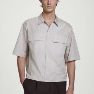 RELAXED FLAP-POCKET UTILITY SHIRT