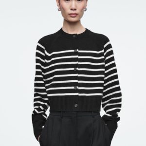 CROPPED WOOL CARDIGAN