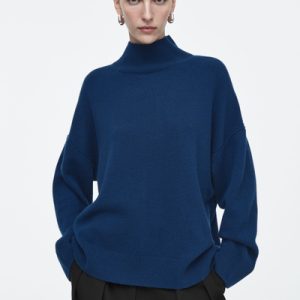 PURE CASHMERE TURTLENECK SWEATER