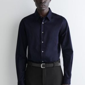 SLIM TAILORED POPLIN SHIRT