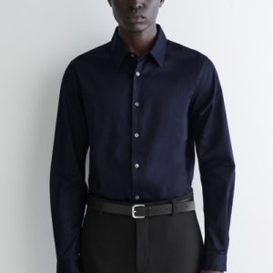 SLIM TAILORED POPLIN SHIRT
