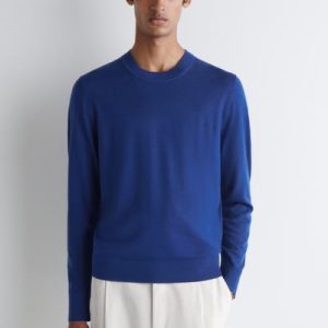 SLIM MERINO WOOL CREW-NECK SWEATER