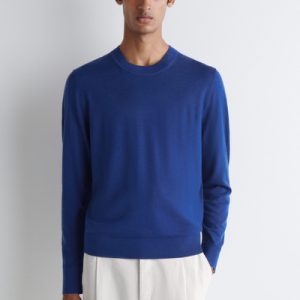 SLIM MERINO WOOL CREW-NECK SWEATER