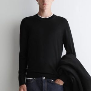 SLIM MERINO WOOL CREW-NECK SWEATER