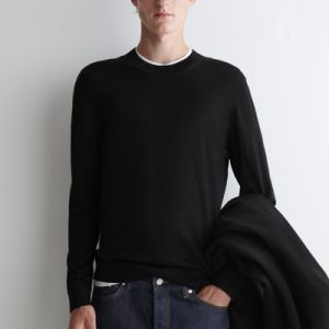 SLIM MERINO WOOL CREW-NECK SWEATER