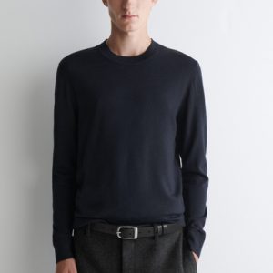 SLIM MERINO WOOL CREW-NECK SWEATER