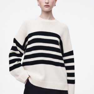 STRIPED WOOL SWEATER