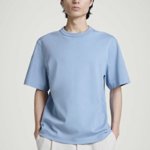 INTERLOCK COTTON CREW-NECK T-SHIRT