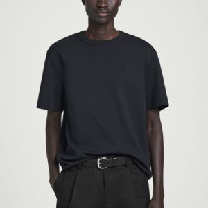 INTERLOCK COTTON CREW-NECK T-SHIRT