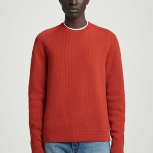 RIBBED MERINO WOOL SWEATER