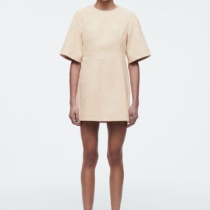 SUEDE MINI T-SHIRT DRESS