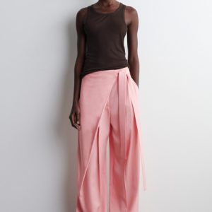 FLUID WRAP-FRONT PANTS