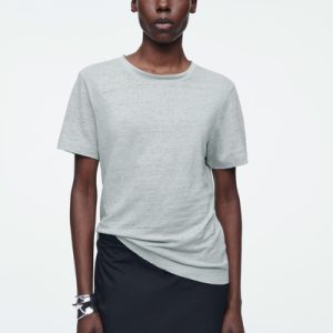CREW-NECK LINEN T-SHIRT