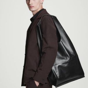 SLOUCHY TOTE BAG - LEATHER