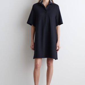 JERSEY POLO MINI DRESS