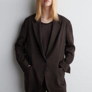 SINGLE-BREASTED LINEN BLAZER