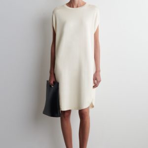 CIRCLE-CUT KNIT DRESS