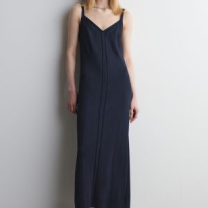 KNITTED MIDI SLIP DRESS