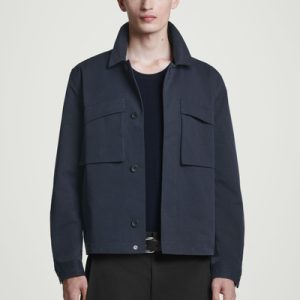 UTILITY COTTON-TWILL OVERSHIRT