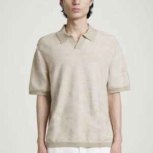 COTTON JACQUARD POLO SHIRT