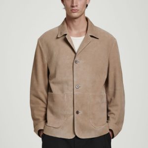 RELAXED SUEDE JACKET