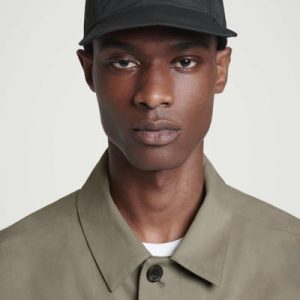 MESH-PANELED NYLON CAP