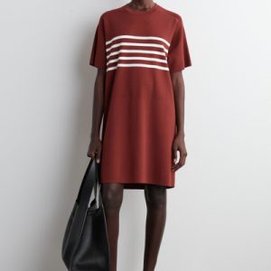 KNITTED T-SHIRT DRESS
