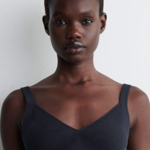 KNITTED COTTON BRALETTE