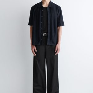 COTTON WIDE-LEG PANTS