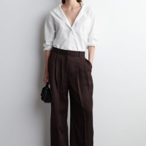 RELAXED FLUID WIDE-LEG PANTS