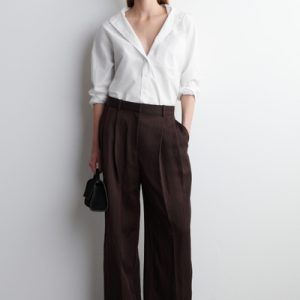 RELAXED FLUID WIDE-LEG PANTS