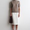 COTTON PENCIL SKIRT