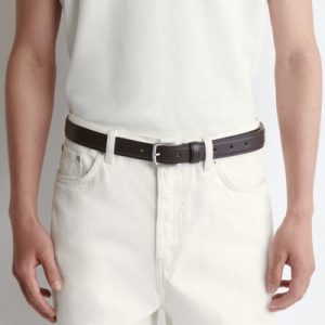 EMBOSSED LEATHER BELT