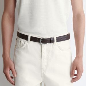 EMBOSSED LEATHER BELT