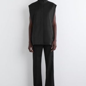 MOCK-NECK UTILITY VEST