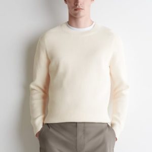 COTTON CREW-NECK SWEATER