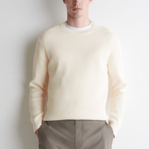 COTTON CREW-NECK SWEATER