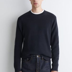 COTTON CREW-NECK SWEATER