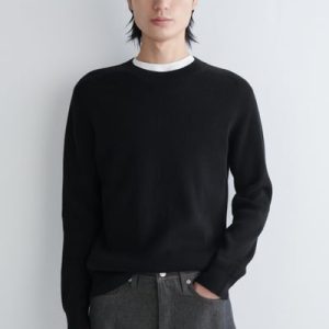 COTTON CREW-NECK SWEATER