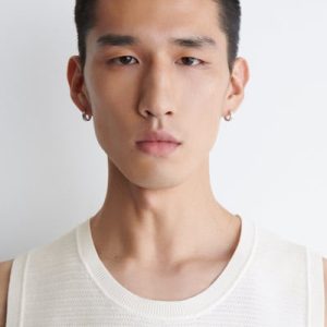 HAMMERED MINI HOOP EARRINGS