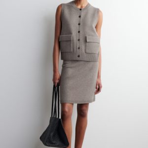 MERINO WOOL MINI SKIRT