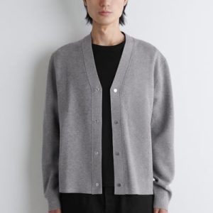 DOUBLE-FACED KNITTED CARDIGAN