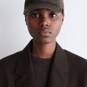 SUEDE BASEBALL CAP